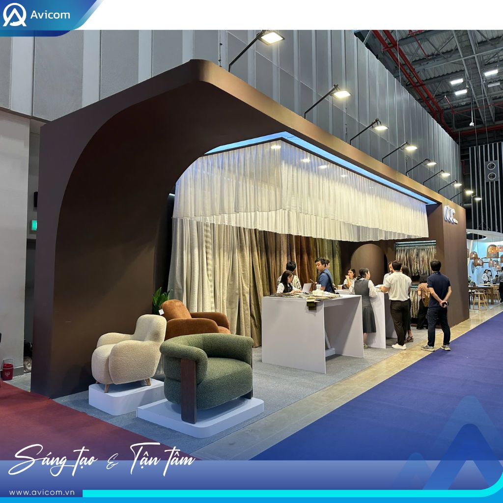 OTE FABRICS TẠI HAWA EXPO 2026 – KHÔNG GIAN TRƯNG BÀY VẬT LIỆU NỘI THẤT TINH TẾ